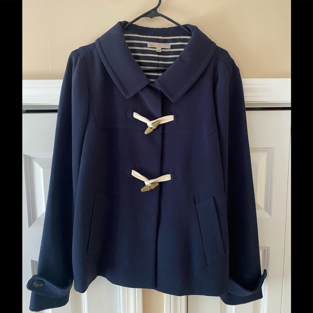 Navy blue Nautical pea coat